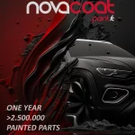 A Novacoat comemora a pintura de mais de 2,5 milhões de peças desde o início de 2022! 